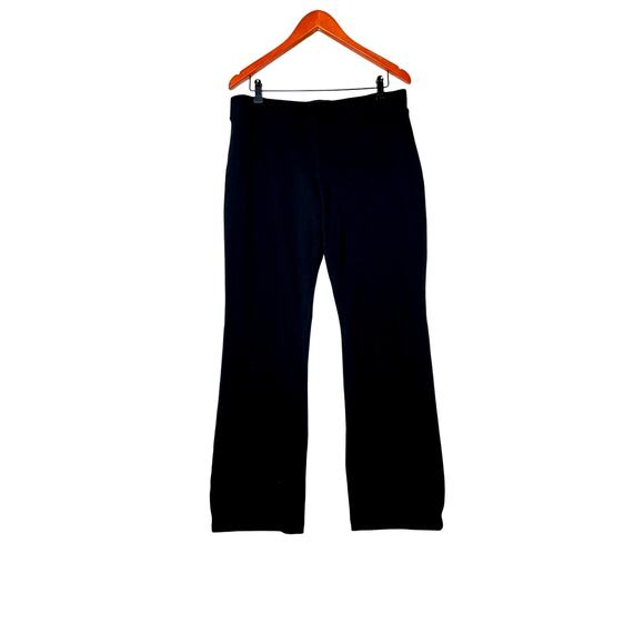 J.Jill size M pants black pull-on stretchy high-rise boot cut office walking - Picture 1 of 8